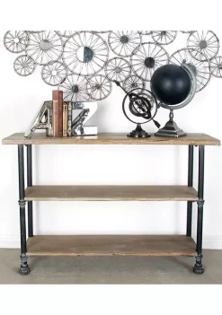 Brand new β Indiana Hoosiers Industrial Wood Console Table by Monroe Lane π€©