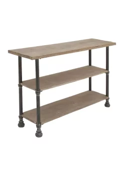 Brand new ⌛ Indiana Hoosiers Industrial Wood Console Table by Monroe Lane 🤩 -Monroe Lane Sales Belk 10767