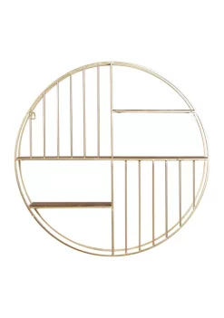 Discount 🛒 Modern Metal Wall Shelf by Monroe Lane 🎉 -Monroe Lane Sales Belk 10780