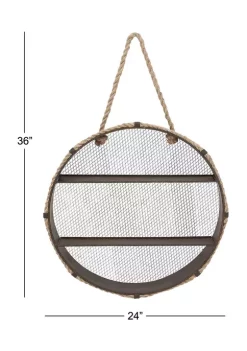 Promo ❤️ Industrial Metal Wall Shelf by Monroe Lane ❤️ -Monroe Lane Sales Belk 10791