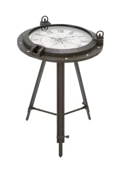 New β€οΈ Coastal Metal Accent Table by Monroe Lane βοΈ