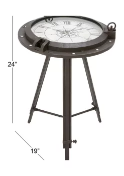 New ❤️ Coastal Metal Accent Table by Monroe Lane ✔️ 9 New ❤️ Coastal Metal Accent Table by Monroe Lane ✔️ -Monroe Lane Sales Belk 10823