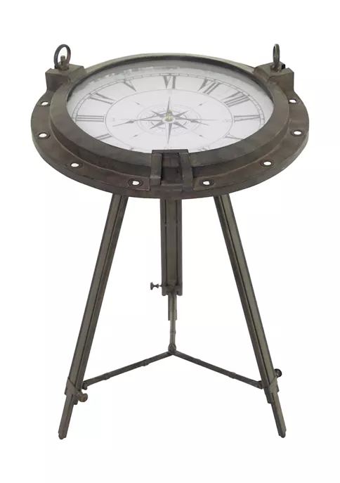 New ❤️ Coastal Metal Accent Table by Monroe Lane ✔️ 5 New ❤️ Coastal Metal Accent Table by Monroe Lane ✔️ - Image 5