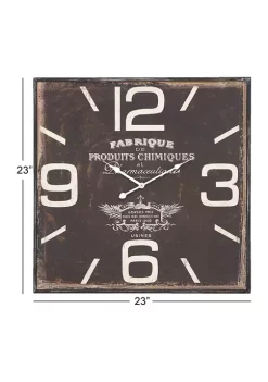 Brand new ⌛ Vintage Wood Wall Clock by Monroe Lane ✔️ -Monroe Lane Sales Belk 10836