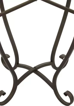 Deals 🔥 Traditional Metal Accent Table by Monroe Lane 🛒 -Monroe Lane Sales Belk 10843