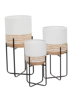 Best reviews of 🔥 Farmhouse Metal Planter - Set of 3 by Monroe Lane 🔥 -Monroe Lane Sales Belk 10891