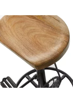 Promo 😉 Industrial Metal Counter Stool by Monroe Lane 💯 -Monroe Lane Sales Belk 10896