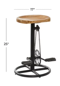 Promo 😉 Industrial Metal Counter Stool by Monroe Lane 💯 -Monroe Lane Sales Belk 10897