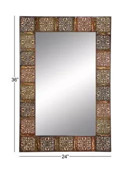 Best Pirce 🤩 Traditional Metal Wall Mirror by Monroe Lane 🤩 -Monroe Lane Sales Belk 109