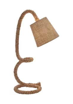 Coupon ๐ Rustic Jute Desk Lamp by Monroe Lane โ๏ธ