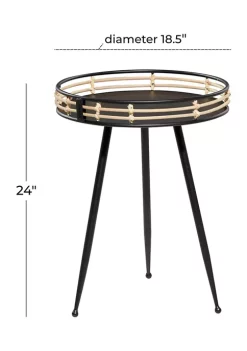 Best Pirce 👍 Modern Metal Accent Table by Monroe Lane 🌟 -Monroe Lane Sales Belk 10938