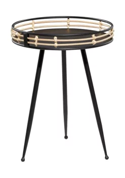 Best Pirce 👍 Modern Metal Accent Table by Monroe Lane 🌟 -Monroe Lane Sales Belk 10941
