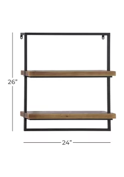 Best Pirce 👏 Industrial Metal Wall Shelf by Monroe Lane 👍 -Monroe Lane Sales Belk 10953