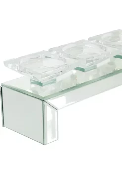 Wholesale 🛒 Glam Glass Candelabra by Monroe Lane 😍 -Monroe Lane Sales Belk 10958