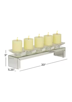 Wholesale 🛒 Glam Glass Candelabra by Monroe Lane 😍 -Monroe Lane Sales Belk 10959