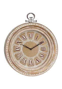 Cheapest π― Vintage Metal Wall Clock by Monroe Lane π