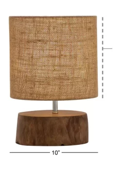 Flash Sale ⭐ Rustic Wood Table Lamp by Monroe Lane ✔️ 9 Flash Sale ⭐ Rustic Wood Table Lamp by Monroe Lane ✔️ -Monroe Lane Sales Belk 11005