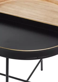 Budget 😍 Contemporary Metal Accent Table by Monroe Lane 💯 -Monroe Lane Sales Belk 11016