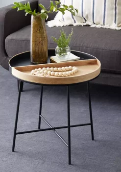 Budget 😍 Contemporary Metal Accent Table by Monroe Lane 💯 -Monroe Lane Sales Belk 11019