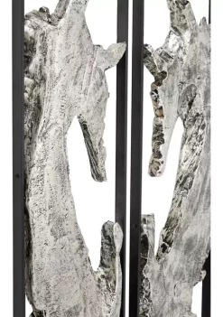 Wholesale 😉 Contemporary Magnesium Oxide Wall Decor - Set of 2 by Monroe Lane 🤩 -Monroe Lane Sales Belk 11029