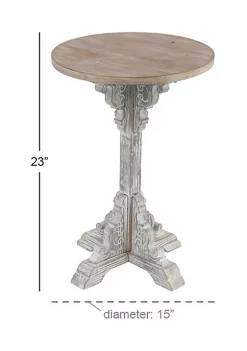 Cheap ✔️ Farmhouse Wood Accent Table by Monroe Lane 🥰 -Monroe Lane Sales Belk 11060