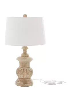 Coupon 💯 Traditional Wood Table Lamp by Monroe Lane ⭐ -Monroe Lane Sales Belk 11066