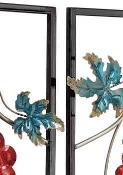 Wholesale 🥰 Traditional Metal Wall Decor - Set of 2 by Monroe Lane 🛒 -Monroe Lane Sales Belk 11090
