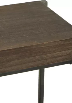 Outlet 🛒 Industrial Metal Console Table by Monroe Lane 🧨 -Monroe Lane Sales Belk 11151