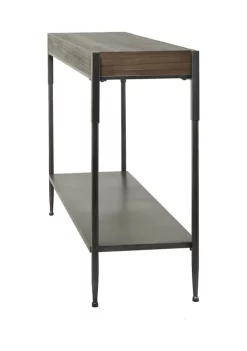 Outlet 🛒 Industrial Metal Console Table by Monroe Lane 🧨 -Monroe Lane Sales Belk 11152