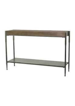 Outlet 🛒 Industrial Metal Console Table by Monroe Lane 🧨 -Monroe Lane Sales Belk 11154
