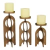 Wholesale 😀 Contemporary Metal Candle Holder - Set of 3 by Monroe Lane 🔔