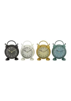 Discount 🔥 Vintage Metal Clock - Set of 4 by Monroe Lane ✔️ -Monroe Lane Sales Belk 11177