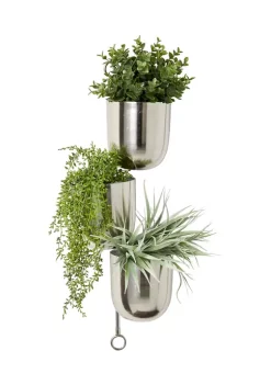 Wholesale ⌛ Contemporary Metal Planter by Monroe Lane 🎉 -Monroe Lane Sales Belk 11180