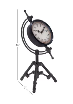 Flash Sale 🤩 Industrial Metal Clock by Monroe Lane 🌟 -Monroe Lane Sales Belk 11191
