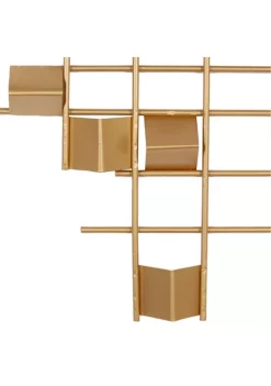 Discount 🌟 Contemporary Metal Wall Decor by Monroe Lane 🛒 -Monroe Lane Sales Belk 11208