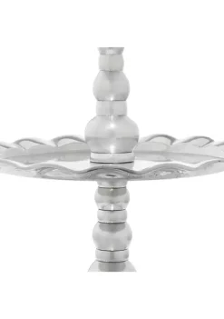 Hot Sale 👍 Traditional Aluminum Tiered Server by Monroe Lane 😀 -Monroe Lane Sales Belk 1121