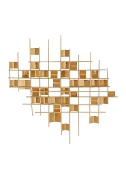 Discount 🌟 Contemporary Metal Wall Decor by Monroe Lane 🛒 -Monroe Lane Sales Belk 11210
