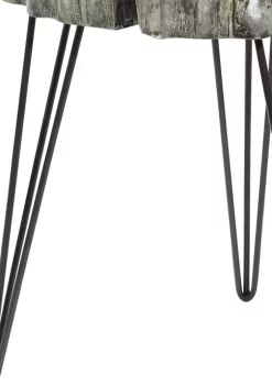 Budget 💯 Modern Polystone Accent Table by Monroe Lane 🎁 -Monroe Lane Sales Belk 11238