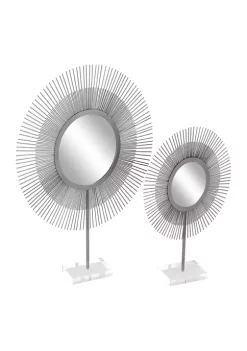 Budget โค๏ธ Glam Metal Sculpture - Set of 2 by Monroe Lane ๐