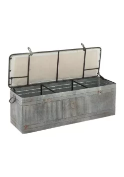 Wholesale 🧨 Houston Cougars Farmhouse Metal Storage Bench by Monroe Lane 😍 -Monroe Lane Sales Belk 11285