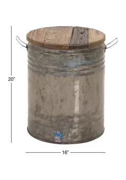 Wholesale 🔥 Farmhouse Metal Accent Table by Monroe Lane 🎉 -Monroe Lane Sales Belk 11349