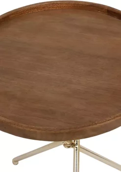 Best deal 🤩 Traditional Mango Wood Accent Table by Monroe Lane 👍 -Monroe Lane Sales Belk 11368