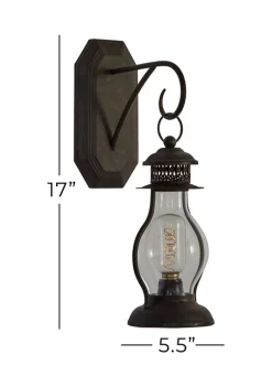 Best Pirce 🎉 Industrial Metal Wall Sconce by Monroe Lane 🔔 -Monroe Lane Sales Belk 11394