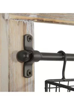 Promo ✨ Farmhouse Metal Magazine Rack Holder by Monroe Lane 🔔 -Monroe Lane Sales Belk 11444