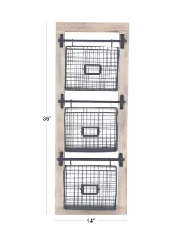 Promo ✨ Farmhouse Metal Magazine Rack Holder by Monroe Lane 🔔 -Monroe Lane Sales Belk 11445