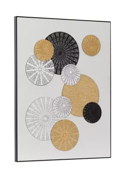 Cheapest 😀 Contemporary Cotton Framed Wall Art by Monroe Lane ❤️ -Monroe Lane Sales Belk 11452