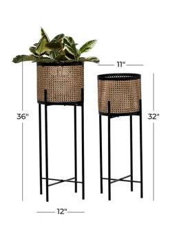 Brand new ✨ Contemporary Metal Planter - Set of 2 by Monroe Lane 🥰 -Monroe Lane Sales Belk 11464