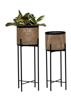 Brand new ✨ Contemporary Metal Planter - Set of 2 by Monroe Lane 🥰 -Monroe Lane Sales Belk 11467