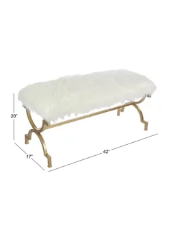 Buy 🔔 Contemporary Metal Bench by Monroe Lane 😉 -Monroe Lane Sales Belk 11487