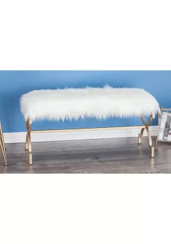 Buy 🔔 Contemporary Metal Bench by Monroe Lane 😉 -Monroe Lane Sales Belk 11489